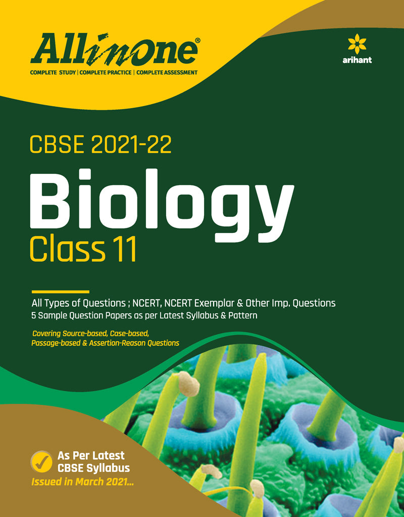 CBSE All In One Biology Class 11 for 2022 Exam
