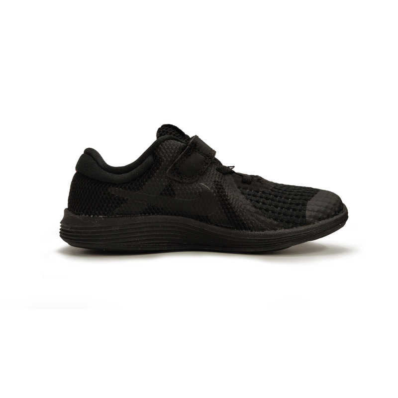 Nike Revolution 4 Black Velcro School Shoes