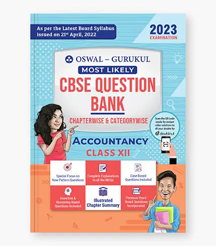 Oswal - Gurukul Accountancy Most Likely Question Bank : CBSE Class 12 for 2023 Exam