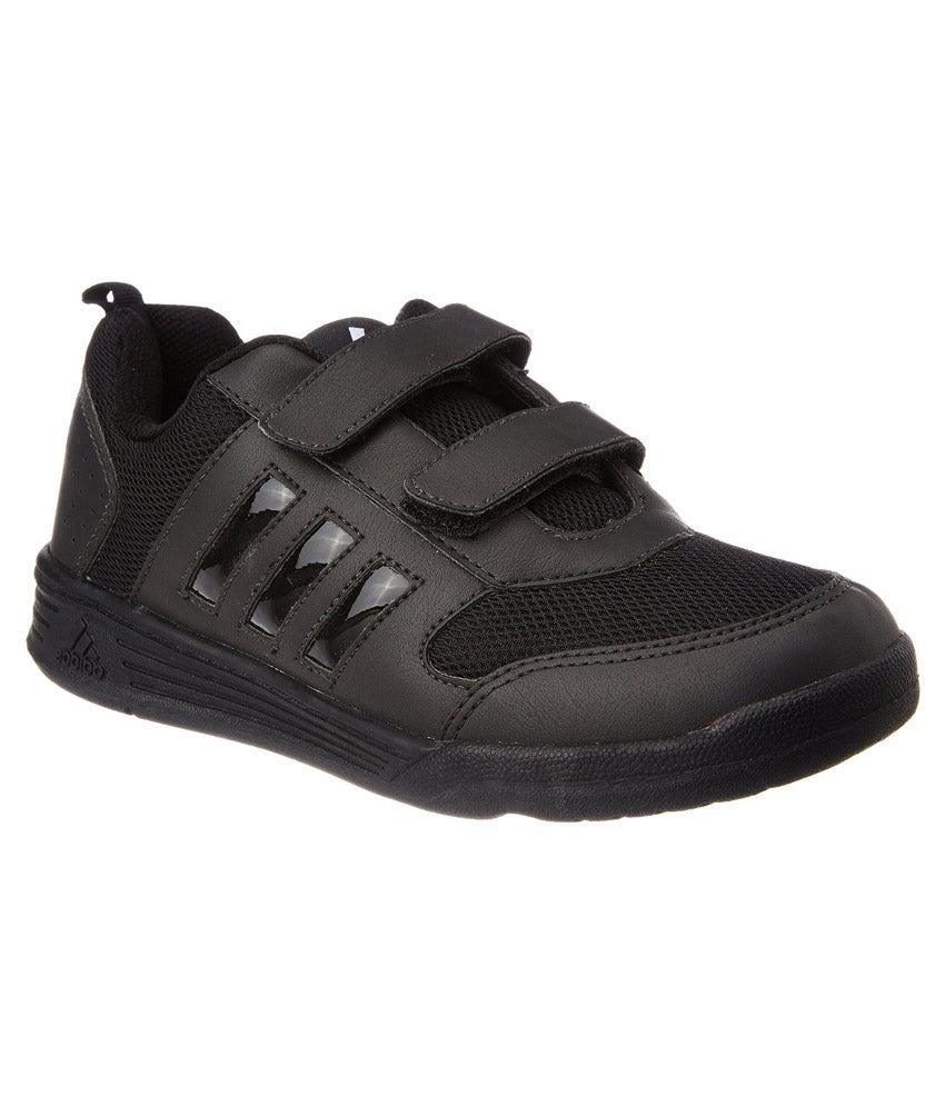 Alabama corriente crisis Adidas Black Velcro School Shoes – Schoolkart.com