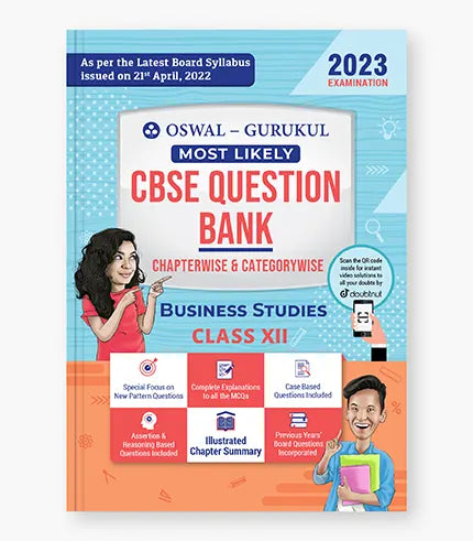 Oswal - Gurukul Business Studies Most Likely Question Bank : CBSE Class 12 for 2023 Exam