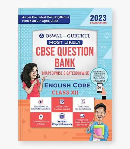 Oswal - Gurukul English Core Most Likely Question Bank : CBSE Class 12 for 2023 Exam