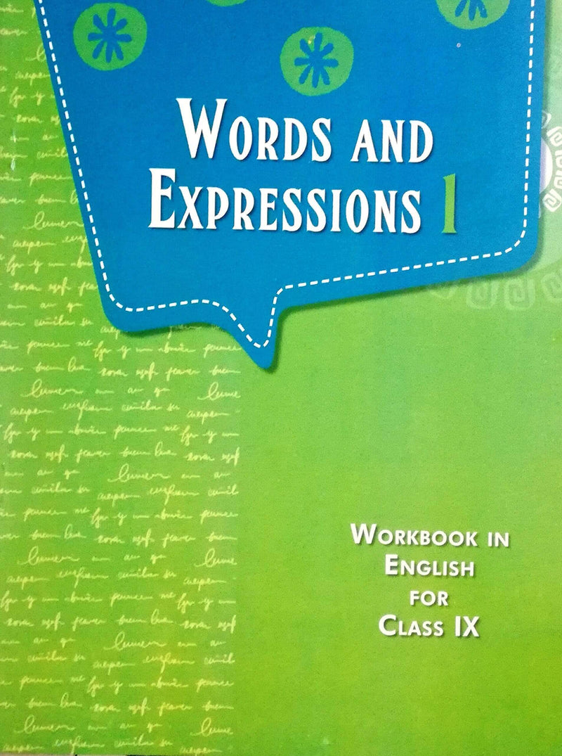 NCERT Words and Expressions Workbook in English for Class 9 - Latest edition as per NCERT/CBSE