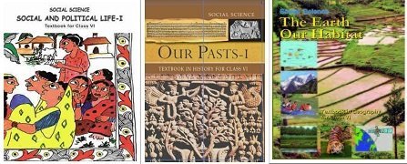 NCERT SST (Social Science) combo set for class 6th  (English Medium)-- Latest Edition as per NCERT/CBSE