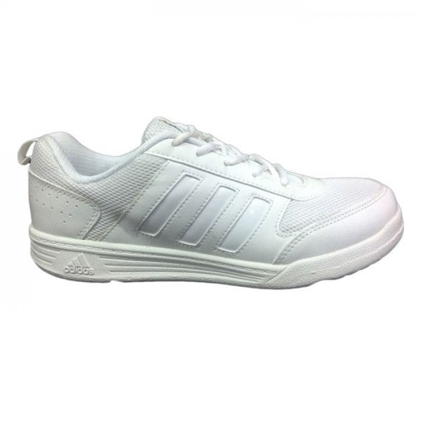 Adidas White School Shoes with Laces